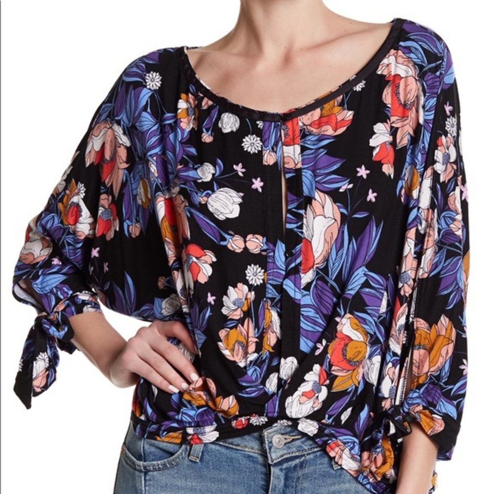 Free People Printed Keepin' On Top